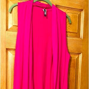 Hot Pink  tshirt vest